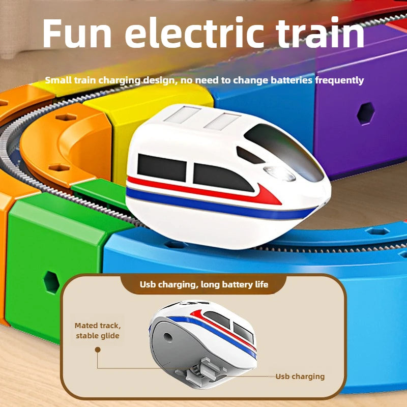 Magnetic Track Train Set