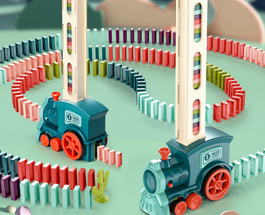 Electric Domino Train Car Set