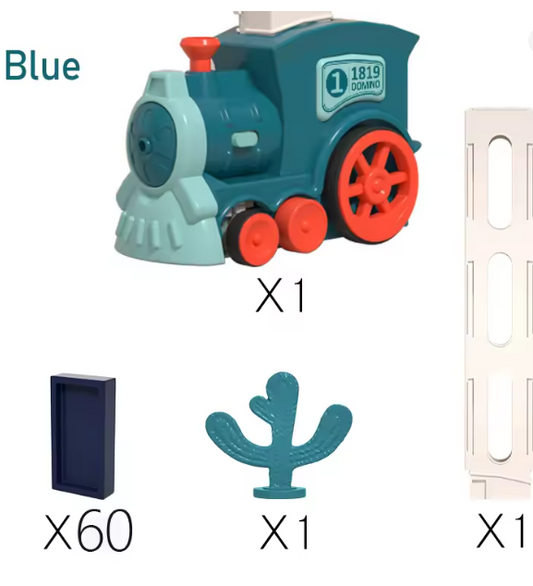 Electric Domino Train Car Set