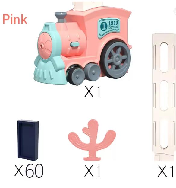 Electric Domino Train Car Set
